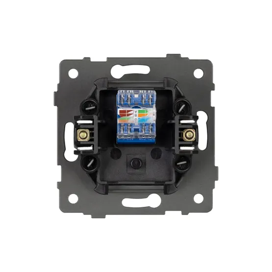Фото #2 товара Механизм компьютерной розетки SCT-MPC1-PL-GR-V (RJ-45, CAT6) (Arlight, -)