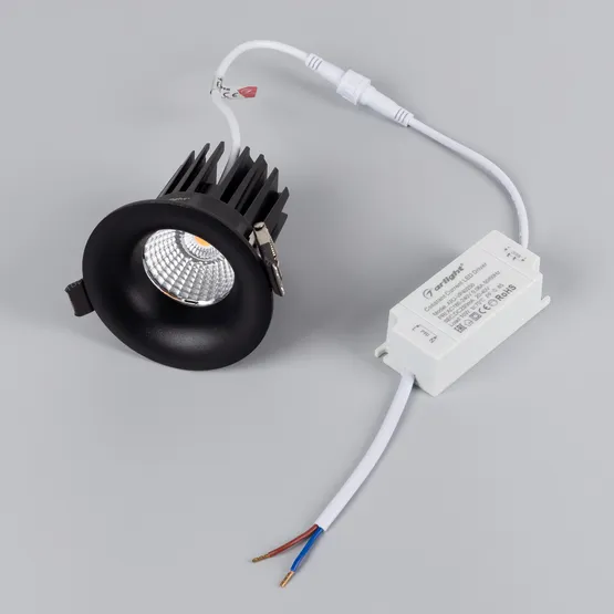 Фото #4 товара Светильник MS-FOGGY-BUILT-R86-10W Day4000 (BK, 60 deg, 230V) (Arlight, IP54 Металл, 5 лет)