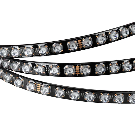 Фото #2 товара Светодиодная лента герметичная FLT-PS-S42-BLACK-23mm 24V RGB (21 W/m, IP67, 15deg, 5m) (Arlight, -)
