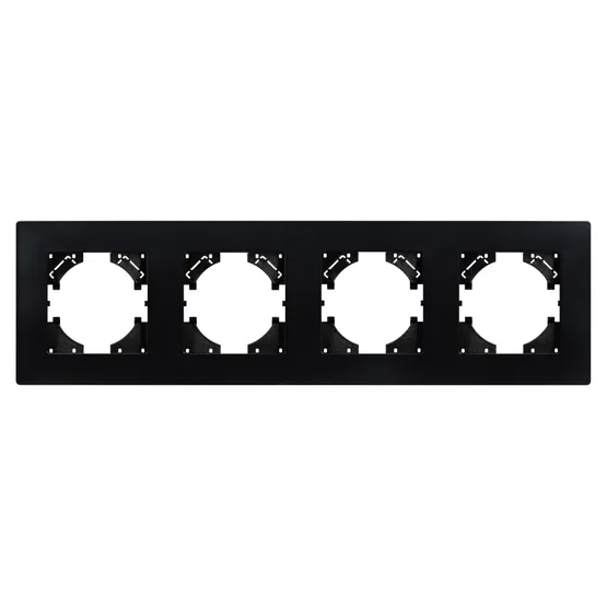 Фото #3 товара Рамка пластиковая FRM-PERIO-PL-4-BK (Arlight, -)