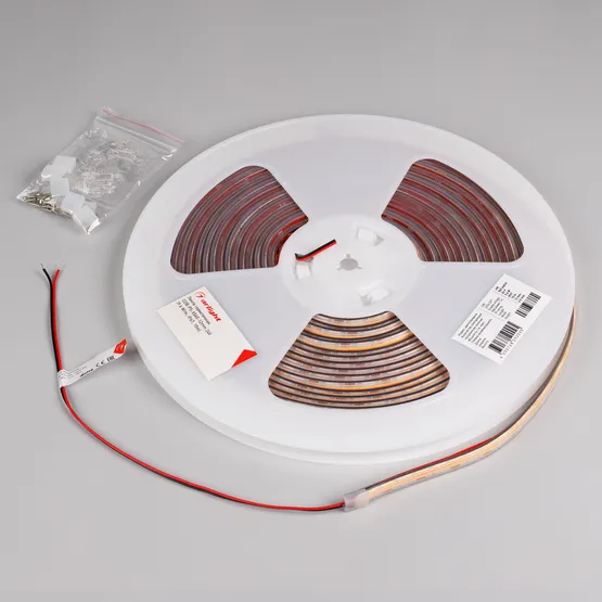 Фото #2 товара Светодиодная лента герметичная COB-PS-X560-12mm 24V Day4000 (9.6 W/m, IP67, 10m) (Arlight, 5 лет)