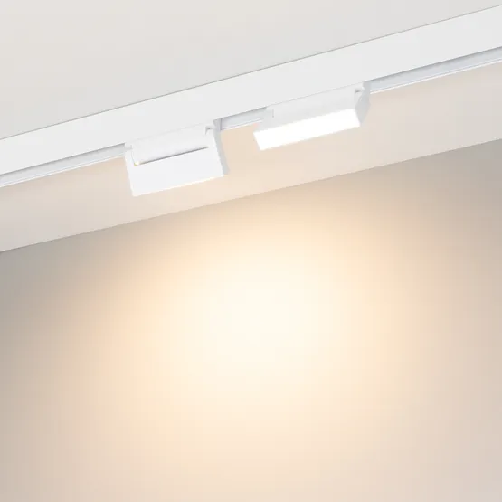 Фото #2 товара Светильник MAG-ORIENT-FLAT-FOLD-S195-6W Warm3000 (WH, 80 deg, 48V) (Arlight, IP20 Металл, 5 лет)