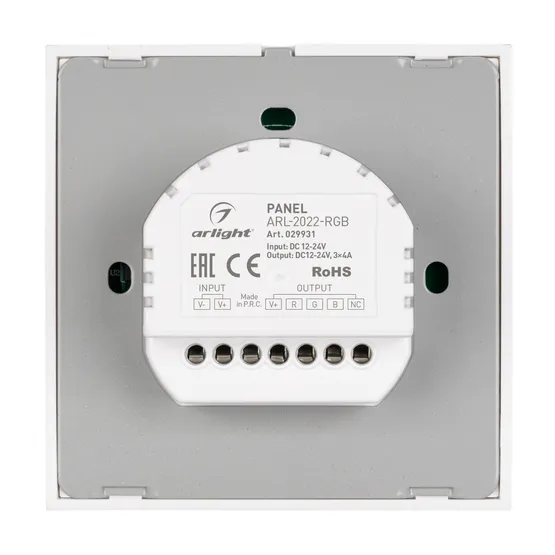 Фото #2 товара Панель ARL-2022-RGB (12-24V, 3x4A, Sens) (Arlight, IP20 Пластик, 3 года)