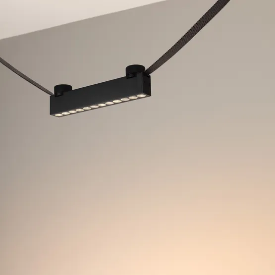 Фото #3 товара Светильник ART-INBELT-DOTS-L210-8W Day4000-MIX (BK, 33 deg, 48V, DALI) (Arlight, IP20 Металл, 3 года)