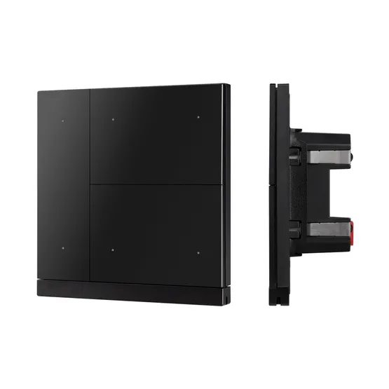 Фото #3 товара INTELLIGENT ARLIGHT Механизм панели KNX-303-22-IN Black (Bus) (IARL, IP20 Пластик, 2 года)