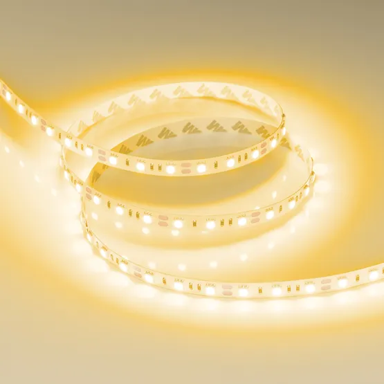 Фото #2 товара Светодиодная лента RT-B60-10mm 12V Yellow (14.4 W/m, IP20, 5060, 5m) (Arlight, Открытый)