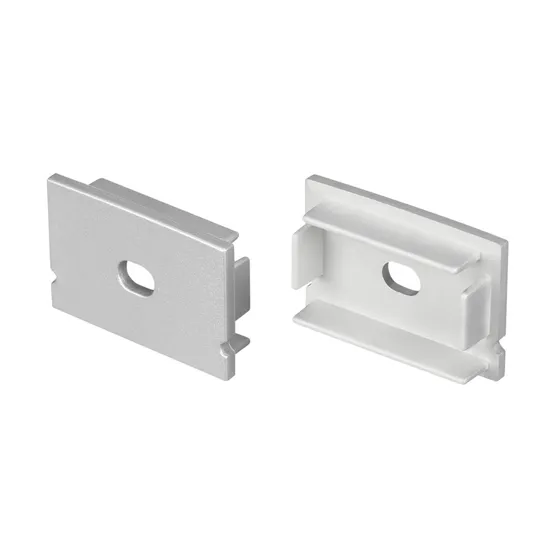 Фото товара Заглушка LINE-3020 SILVER с отверстием (Arlight, Пластик)