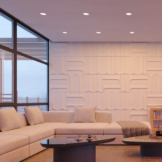 Фото #8 товара Светильник SP-ARCLOOP-TRIMLESS-D180-20W Day4000-Warm3000 (WH, 120 deg, 230V) (Arlight, Алюминий)