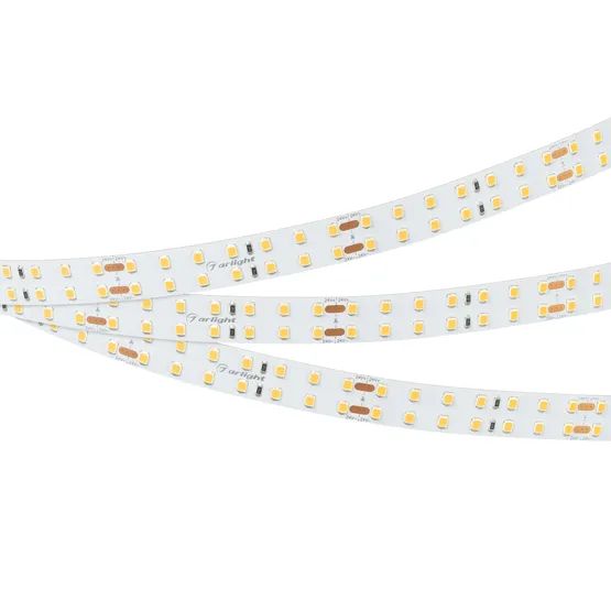 Фото #2 товара Светодиодная лента RT-A196-15mm 24V Warm2700 CRI98 (20 W/m, IP20, 2835, 5m) (Arlight, Открытый)