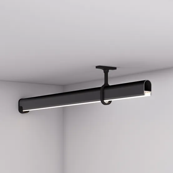 Фото #5 товара Профиль WARDROBE-1930-2000 ANOD BLACK (Arlight, Алюминий)