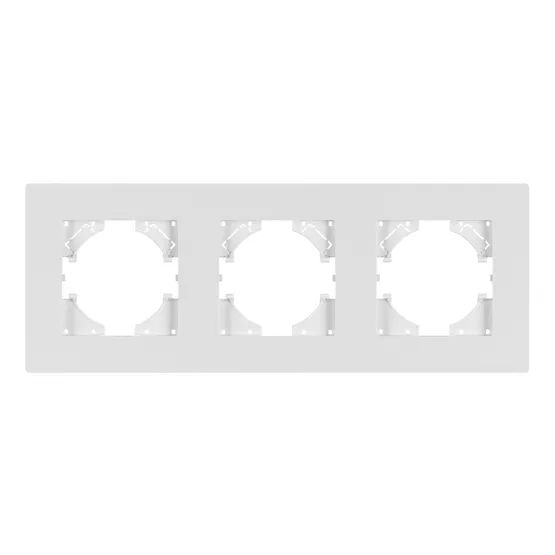 Фото #2 товара Рамка пластиковая FRM-PERIO-PL-3-WH (Arlight, -)