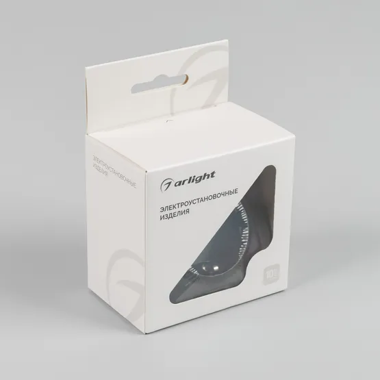 Фото #4 товара Механизм электрической розетки SCT-MEU1-PL-BK-V (250V, 16A) (Arlight, -)