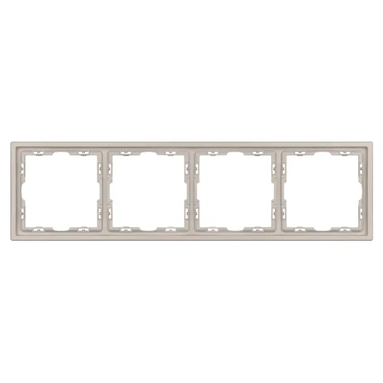 Фото #2 товара Рамка пластиковая FRM-NOBE-SFPL-4-CA (Arlight, Кашемир)