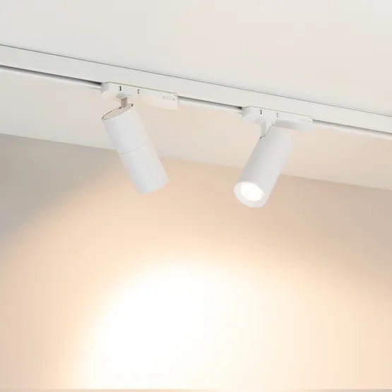 Фото #3 товара Светильник LGD-ARTEMIS-TRACK-4TR-R55-12W Warm3000 (WH, 8-80 deg, 230V, DALI) (Arlight, IP20 Металл, 5 лет)