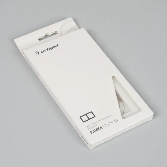 Фото #4 товара Рамка пластиковая FRM-PERIO-PL-2-WH (Arlight, -)