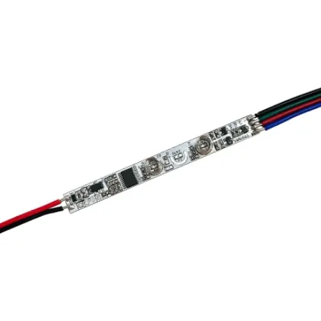 Фото товара INTELLIGENT ARLIGHT Диммер SMART-PWM-103-12-RGB-IN (5-24V, 3x1.5A, 2-button, SENS) (IARL, Контроллер)