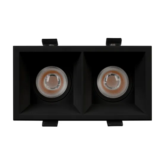 Фото #3 товара Светильник MS-FLOW-BUILT-S157x85-2x12W Warm3000 (BK, 38 deg, 230V) (Arlight, IP20 Металл, 5 лет)