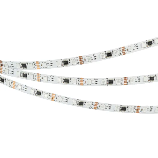 Фото #2 товара Светодиодная лента DMX-B60-10mm 12V RGB-PX3 (14 W/m, IP20, 5m) (Arlight, -)
