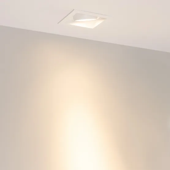 Фото #6 товара Светильник MS-VORTEX-BUILT-S117x117-20W Warm3000 (WH-WH, 20 deg, 230V) (Arlight, IP20 Металл, 5 лет)