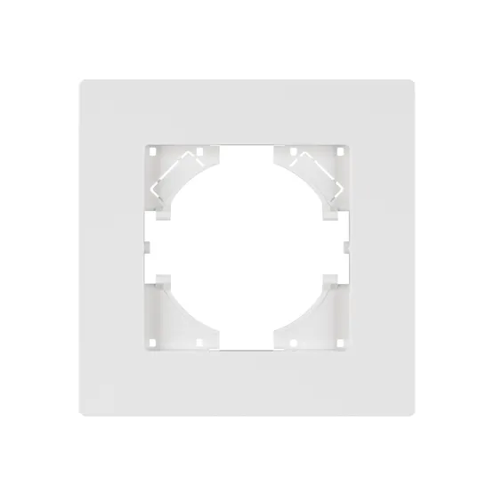 Фото #2 товара Рамка пластиковая FRM-PERIO-PL-1-WH (Arlight, -)