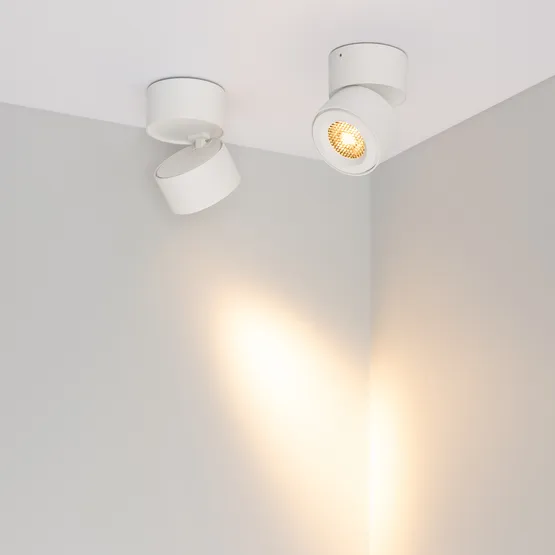 Фото #5 товара Светильник SP-POINT-SURFACE-R85-12W Warm3200-MIX (WH, 15 deg, 230V) (Arlight, IP20 Металл, 5 лет)