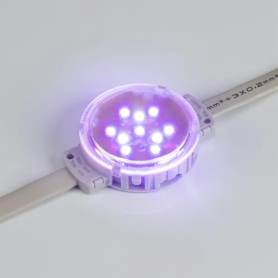 Фото #5 товара Модуль управляемый DMX-F10-D50 24V RGBW (2W, IP68, 120 deg) (Arlight, Пластик, 3 года)