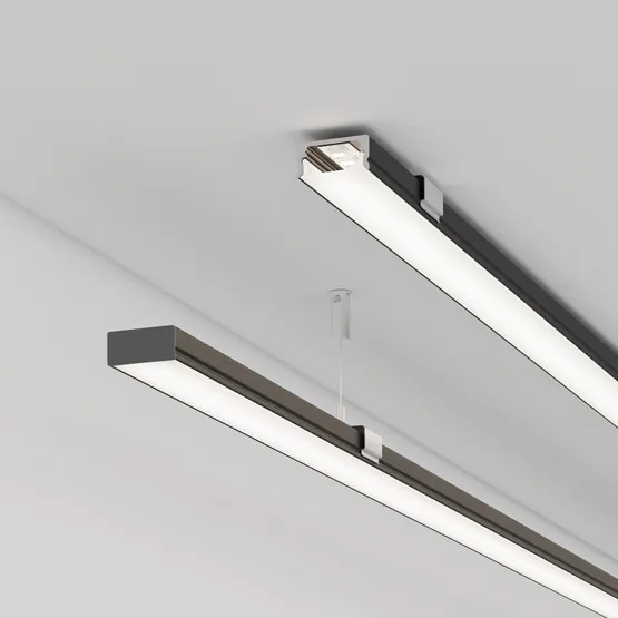 Фото #6 товара Профиль LINE-1708-2000 ANOD BLACK (Arlight, Алюминий)