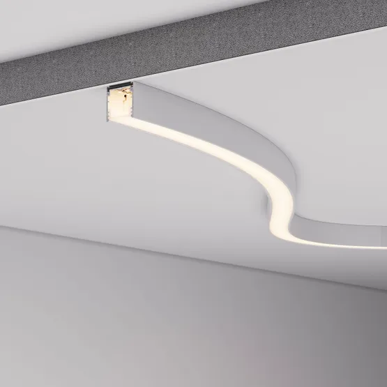 Фото #8 товара Профиль LINE-3535-BENT-SIDE-2000 ANOD (Arlight, Алюминий)