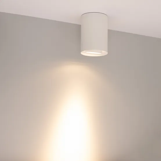 Фото #2 товара Светильник SP-FOCUS-R86-10W Warm3000 (WH, 15 deg, 230V) (Arlight, IP54 Металл, 5 лет)