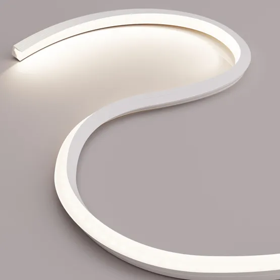 Фото #3 товара Силиконовый профиль WPH-FLEX-1616-TWIST-S11-10m WHITE (Arlight, Силикон)