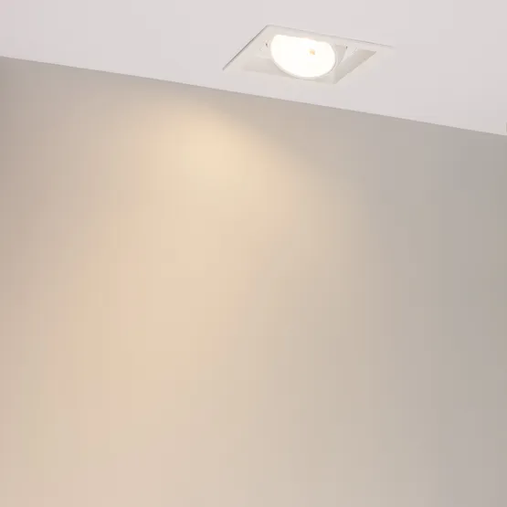 Фото #3 товара Светильник MS-VORTEX-BUILT-S140x140-30W Warm3000 (WH-WH, 50 deg, 230V) (Arlight, IP20 Металл, 5 лет)