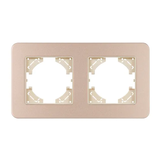 Фото #2 товара Рамка алюминиевая FRM-AKIRY-SFAL-2-GD (Arlight, -)