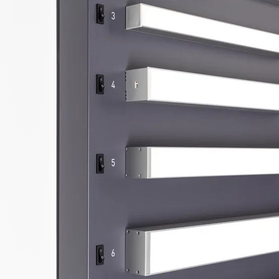 Фото #5 товара Стенд Профиль Линейный Свет LUX-E10-1760x600mm (DB 3мм, пленка, подсветка) (Arlight, -)