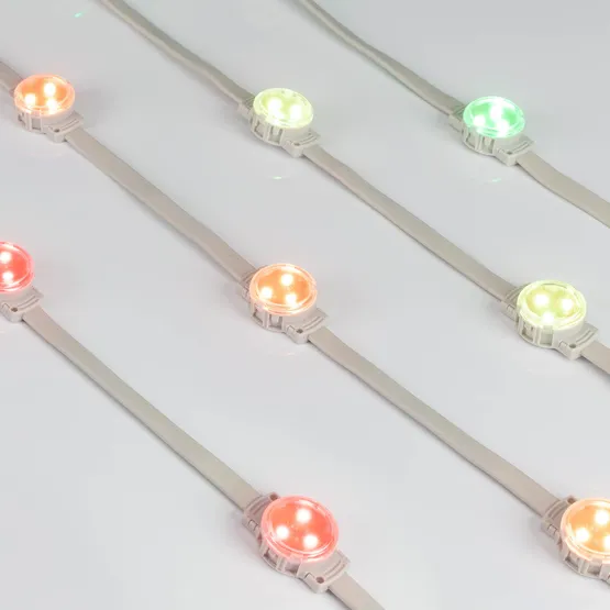 Фото #4 товара Модуль управляемый SPI-F3-D30 12V RGB-RAM-Auto (0.6W, IP68, 120 deg) (Arlight, Пластик, 3 года)