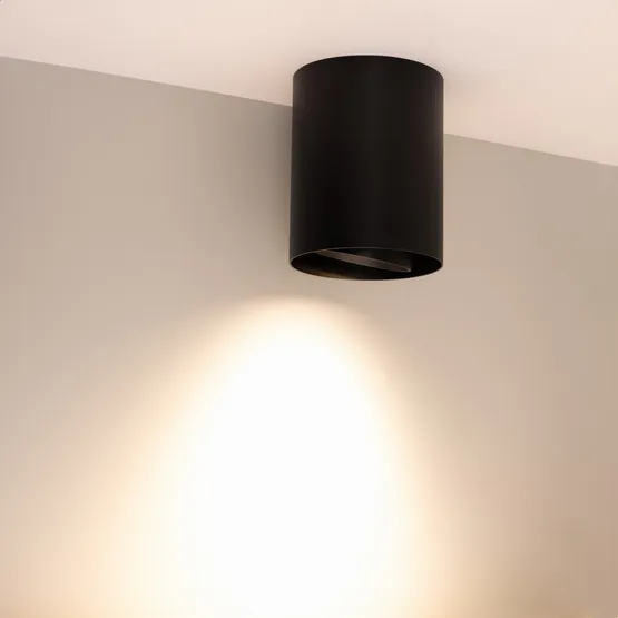 Фото #3 товара Светильник SP-FOCUS-R132-24W Warm3000 (BK, 50 deg, 230V) (Arlight, IP54 Металл, 5 лет)