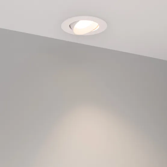 Фото #4 товара Светильник MS-ATOLL-BUILT-TURN-R94-10W Day4000 (WH, 36 deg, 230V) (Arlight, IP54 Металл, 5 лет)