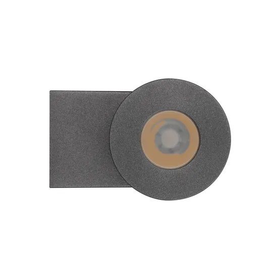 Фото #3 товара Светильник LGD-RAY-WALL-R65-12W Warm3000 (GR, 6 deg, 230V) (Arlight, IP65 Металл, 3 года)