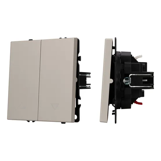 Фото #1 товара Механизм выключателя управления шторами SWT-NOBE-MKR2-SFPL-CA (230V, 10A) (Arlight, Кашемир)