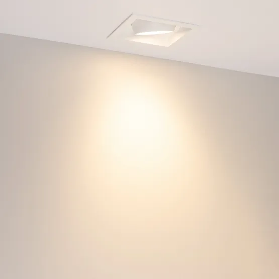 Фото #4 товара Светильник MS-VORTEX-BUILT-S140x140-30W Warm3000 (WH-WH, 50 deg, 230V) (Arlight, IP20 Металл, 5 лет)