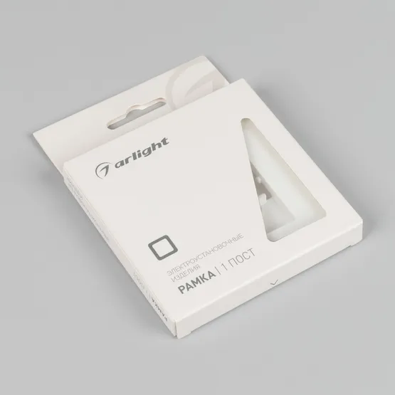 Фото #4 товара Рамка пластиковая FRM-PERIO-PL-1-WH (Arlight, -)