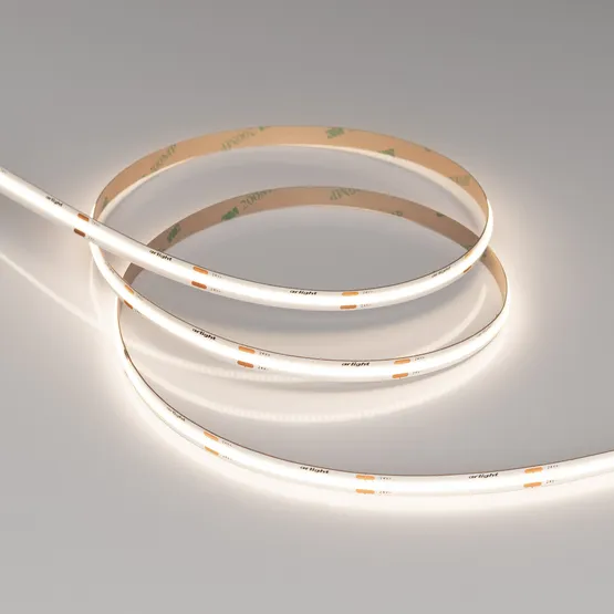 Фото #5 товара Светодиодная лента COB-X480-8mm 24V Day4000 (8 W/m, IP20, CSP, 5m) (Arlight, -)