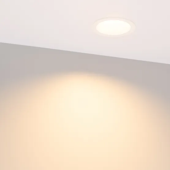 Фото #3 товара Светильник MS-DROP-BUILT-R84-8W Warm3000 (WH, 85 deg, 230V) (Arlight, IP54 Металл, 5 лет)