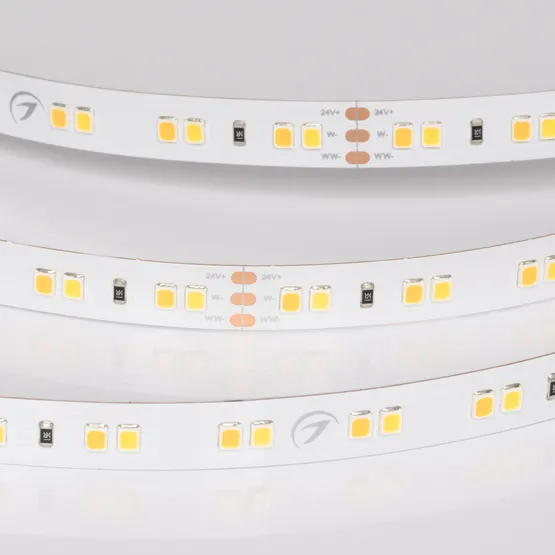 Фото #4 товара Светодиодная лента UL-A120-10mm 24V Day-MIX (10 W/m, IP20, 5m) (Arlight, Изменяемая ЦТ)