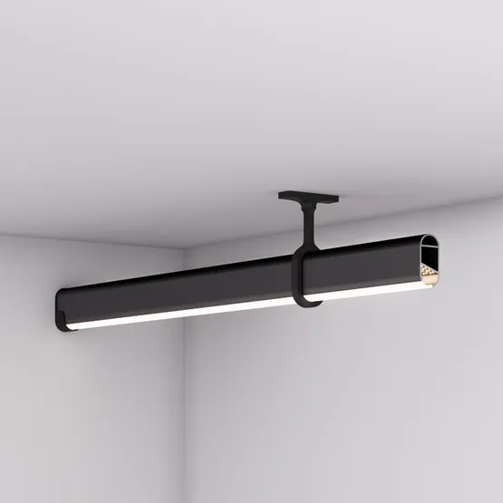 Фото #5 товара Профиль WARDROBE-1530-2000 ANOD BLACK (Arlight, Алюминий)