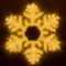 Минифото #1 товара Фигура светодиодная ARD-SNOWFLAKE-M10-1000x900-504LED Warm (230V, 31W) (Ardecoled, IP65)