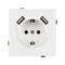 Минифото #3 товара Механизм розетки с USB зарядкой SCT-TENDO-MUAA-SFPL-WH (230V, 16A) (Arlight, Матовый белый)