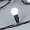 Минифото #2 товара Светодиодная гирлянда ARD-BALL-CLASSIC-D23-10000-BLACK-80LED WARM (230V, 3.5W) (Ardecoled, IP65)