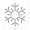 Минифото #3 товара Фигура cветодиодная ARD-SNOWFLAKE-M5-600x600-216LED White (230V, 15W) (Ardecoled, IP65)