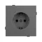 Минифото #3 товара Механизм электрической розетки SCT-TENDO-MEU1-SFPL-GR (230V, 16A) (Arlight, Матовый графитовый)
