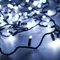 Минифото #1 товара Светодиодная гирлянда ARD-STRING-CLASSIC-10000-BLACK-100LED-MILK-FLASH White (230V, 7W) (Ardecoled, IP65)